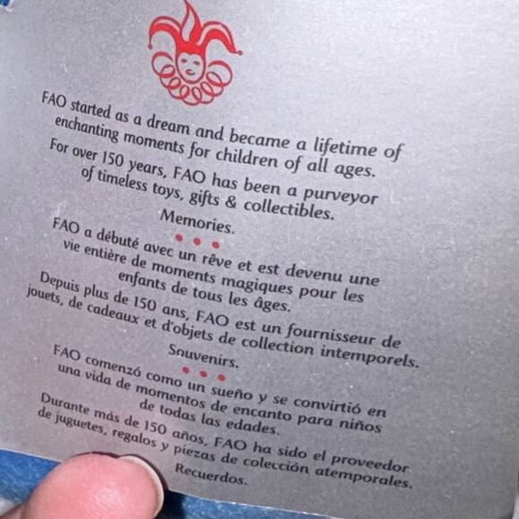 FAO Schwarz Peacock Plush Stuffed Bird Toys R Us Release 2015 w Tags - Picture 13 of 15